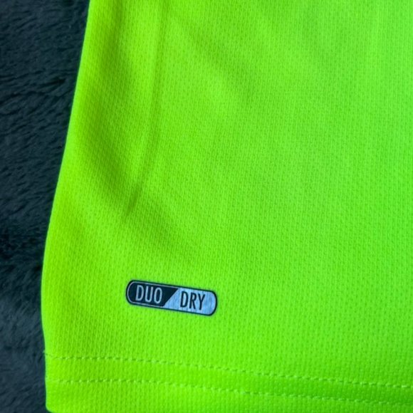 2/$30 C9 by Champion Duo Dry Neon Yellow/Green Shirt Girls Size Large 12/14 - Picture 6 of 11